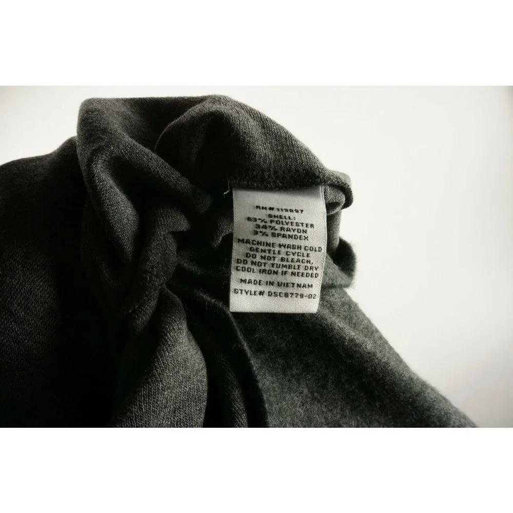 New Collective Concepts Women's Size S Grey Knot Front Brushed‎ Knit Midi Dress